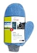 Alclear 950013b Ultra-Microfaser Wasch- und Felgenhandschuh circa 26 x 12 cm blau