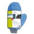 Alclear 950013b Ultra-Microfaser Wasch- und Felgenhandschuh circa 26 x 12 cm blau