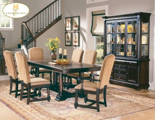 7pc Notting Hill Collection Dining Table and Chairs Set 