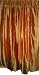 2 Flame with Dim Gray Color Indian Silk Sari Curtains Drapes Panel 84"