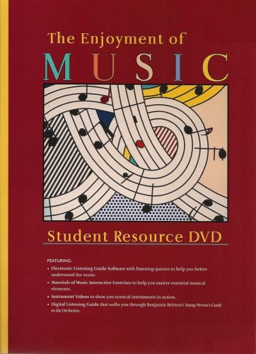The Enjoyment of Music Student Resource DVD, Tenth Edition