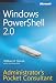 Book cover of Windows PowerShell(TM) 2.0 Administrator's Pocket Consultant.