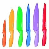 Cuisinart Advantage 12-Piece Knife Set, Bright (6 knives and 6 knife covers)