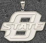 Oklahoma State Cowboys O State New Sterling Silver 2 Giant Pendant