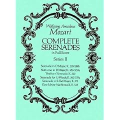 Complete Serenades in Full Score, Series II