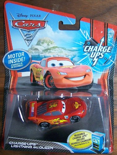 Disney / Pixar CARS 2 Movie 155 Exclusive Charge Ups Car Lightning McQueen