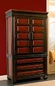 Furniture online: TV Armoire with Carved Posts in Two-Tone Finish