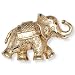 Jewelry : Crystal Elephant Pin