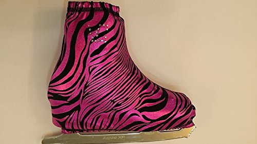 VC Ice Skate Cover VCBC01 Purple Zebra