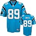 Steve Smith Jersey: Reebok Blue Replica #89 Carolina Panthers Jersey - XX-Large
