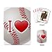 Playing Cards Deck of I Love Baseball (Astros, Twins, Dodgers, Yankees, Brewers, Oakland Athletics, Mets, Mariners, Phillies, Rays, Pirates, Rangers, Padres, Blue Jays, Giants, Cardinals, Nationals)
