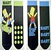 Bart Simpsons Boys Non Slip Slipper Socks 4 pairs - 2 sizes available, Shoe size 12-6