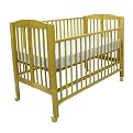 Dream On Me Full Size Folding Crib - Natural