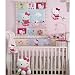 Lambs & Ivy Bedtime Originals Hello Kitty and Puppy 4-Piece Baby Crib Bedding Set, Pink