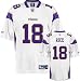 Sidney Rice White Reebok NFL Replica Minnesota Vikings Jersey