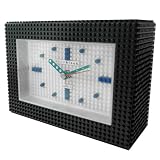 [ナノブロック]nanoblock デコレーション目覚まし時計 アラームクロック インテリアクロック おまけフィギュアセット「ジャイアントパンダ」付 ホワイト 96902WH019