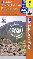The English Lakes - North Eastern Area (OS Explorer Map Active)