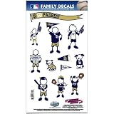MLB San Diego Padres Medium Family Decal Set