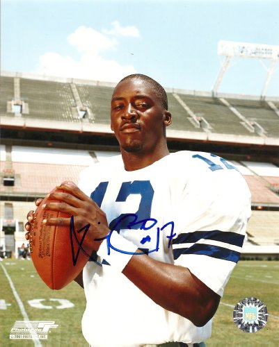 QUINCY CARTER,DALLAS COWBOYS,GEORGIA BULLDOGS,SIGNED,AUTOGRAPHED,8X10 PHOTO,COA, RARE HARD PHOTO TO FIND