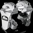 Rox Speed FX 2in. Pivoting Riser for 7/8in. Handlbar - Natural Aluminum 1R-P2SSN