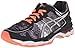 ASICS Women's Gel Kayano 22 Running Shoe, Black/Flash Coral/White, 8.5 M US