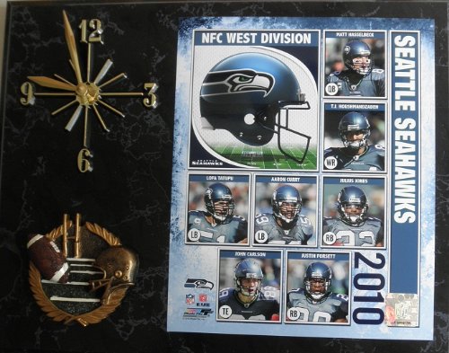 Seattle Seahawks Picture Plaque Clock