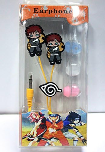 Anime Naruto Ear-phone Sabaku No Gaara Earphone Headphone In-ear
