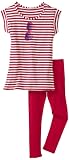 Little Ella Girls 2-6X Accessorized Ella Tunic Set, Fuschia, 4/5