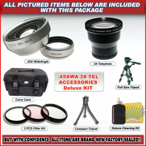 Dlx Hd Quality 3x Telephoto Lens for Sony Dsc-f717 F707