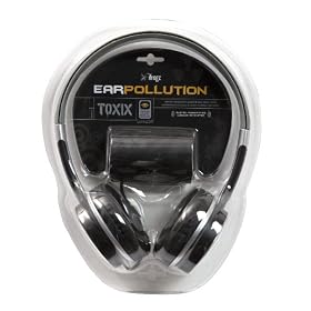Ifrogz - EarPollution Toxix - Casque Ferm� pour mp3 / iPod - Argent