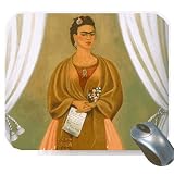 Frida Kahlo Mousepad - Self Portrait Dedicated to Leon Trotsky