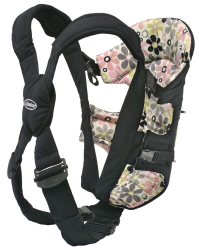 Childrens Toyshop  Toys : Infantino EuroRider with Fleece Cover (black/flowers)