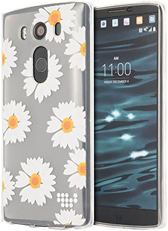 Lg V10 Case, Lg G4 Pro Case, crazycov Ultra Slim Shockproof Dotted Pattern Soft TPU Back Cover Transparent Case Skin Shell for LG V10