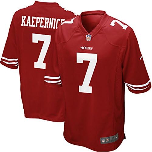 Mens Jersey San Francisco #7 Colin Kaepernick Scarlet Game Jersey