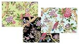Caspari Le Jardin Chinois Box of Six Note Cards & Envelopes