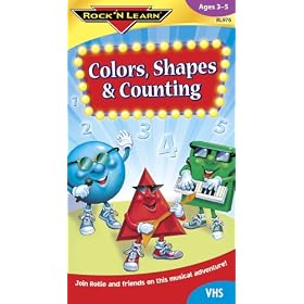 Rock 'N Learn:Colors, Shapes and Counting by Children Tapes