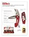 Nebo Folding Lock-Back Blade & Lock-Blade Utility Knife with Light