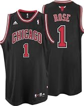 Derrick Rose Chicago Bulls Black Swingman Adidas NBA Jersey