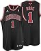 Derrick Rose Jersey: adidas Black Swingman #1 Chicago Bulls Jersey