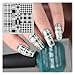 NICOLE DIARY Nail Art Stamp Template Image Stamping Plate Kaleidoscope Designs NDP-112