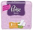 Poise Liner, Long, Very Light absorbency, 44 count (Pack of 6)