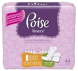 Poise Liner, Long, Very Light absorbency, 44 count (Pack of 6)