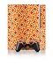 Skully Orange Design PS3 Playstation 3 Body Protector Skin Decal Sticker
