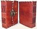 Hand Made Leather Mini Journal with Brass Closure 4" X 3"