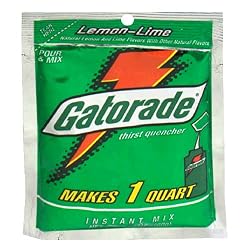 Gatorade Lemon-lime Powder, 2.12-Ounce Single Serve Pouches (Pack of 144)