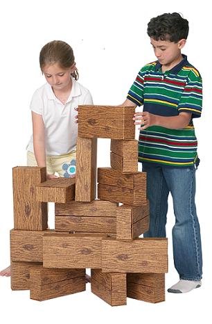 Smart Monkey Toys 5016 16pc Giant Timber Set 51x T0cOWML Smart Monkey Toys 5016 16pc Giant Timber Set