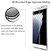 Galaxy Note 7 Screen Protector, BASSTOP [Curved Full Coverage Premium Tempered Screen Glass] [Ultra Thin 0.2mm Thickness] Screen Protector for Samsung Galaxy Note 7 Phone(2016) (Clear)