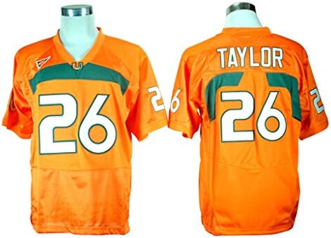 Mens No.26 Sean Taylor College Football Jersey 2016-2017 New XL Orange