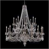 Vanderbilt 60 inch crystal chandelier in English bronze finish
