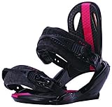 Flux Super Titan 09 Men's Hard Snowboard Bindings - Black Rainbow
